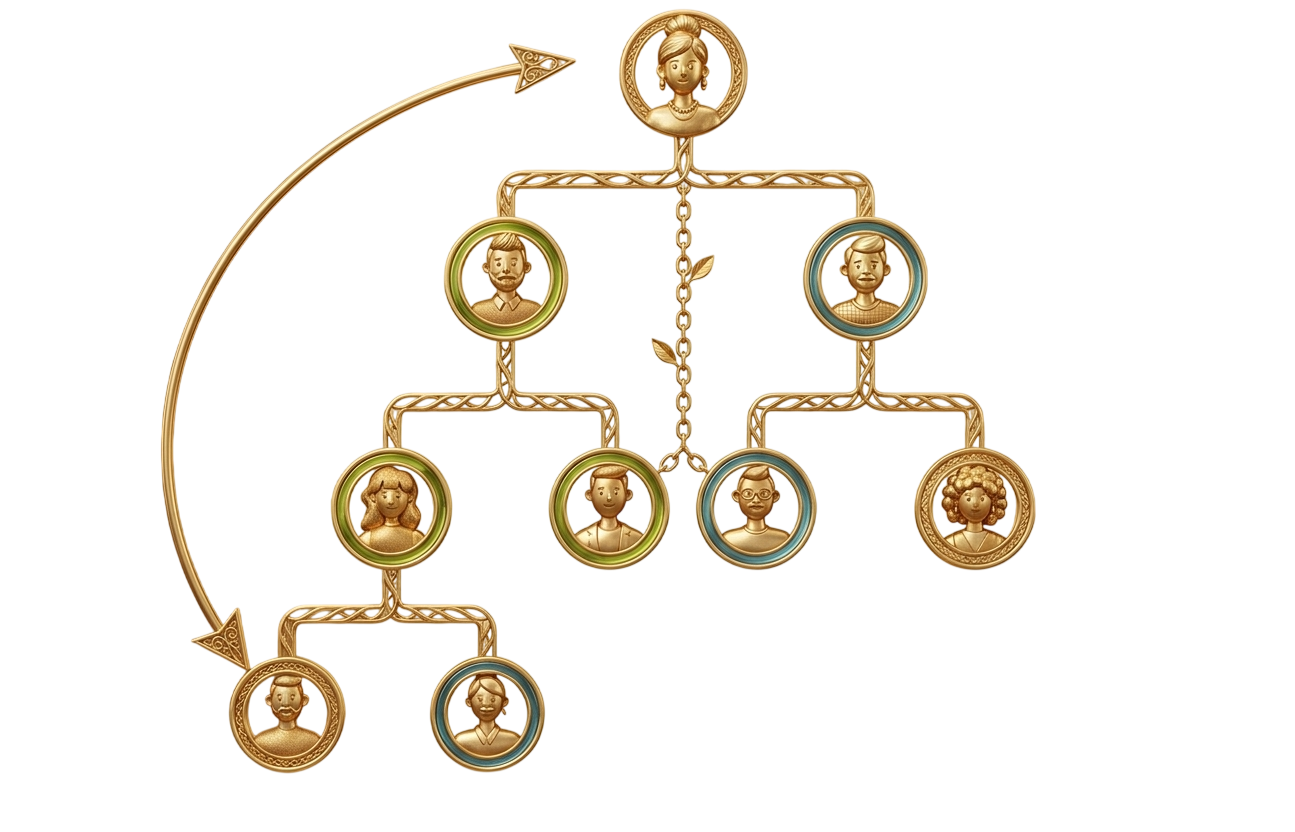 Symbol für den Australian Binary MLM-Plan