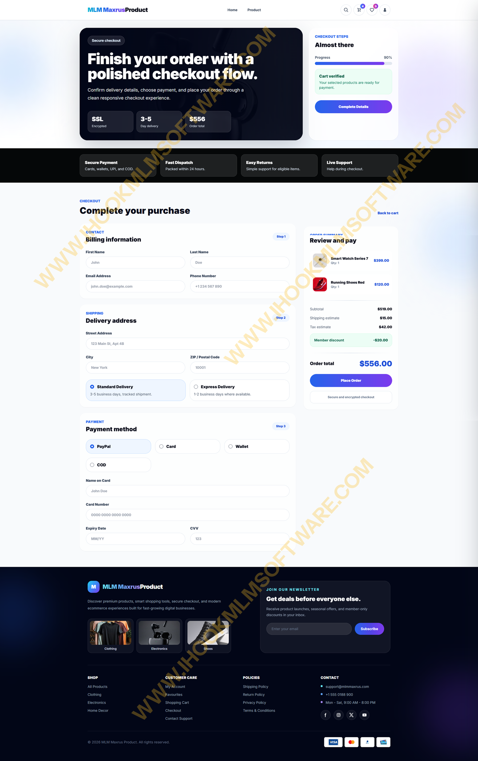 Checkout Preview